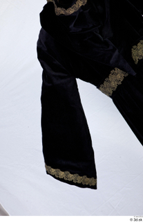  Photos Medieval Monk in Black suit 1 15th century Medieval Clothing Monk sleeve upper body 0004.jpg